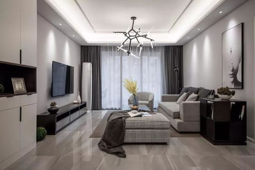 家裝設計 黑白灰演繹現代簡約空間